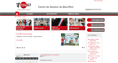 Desktop Screenshot of cdg67.fr