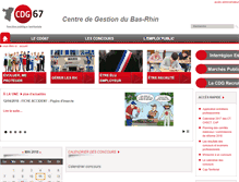 Tablet Screenshot of cdg67.fr